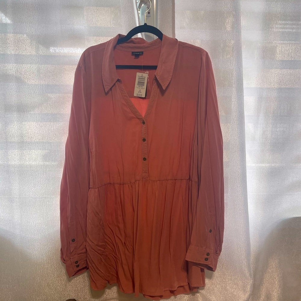Pink Pemplum Blouse